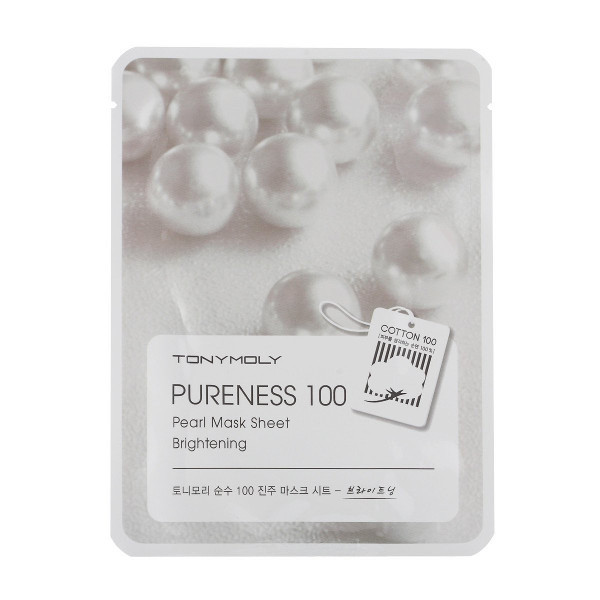 Pureness 100 Pearl Mask Sheet Brightening Odżywcza maska do twarzy z wyciągiem z pereł