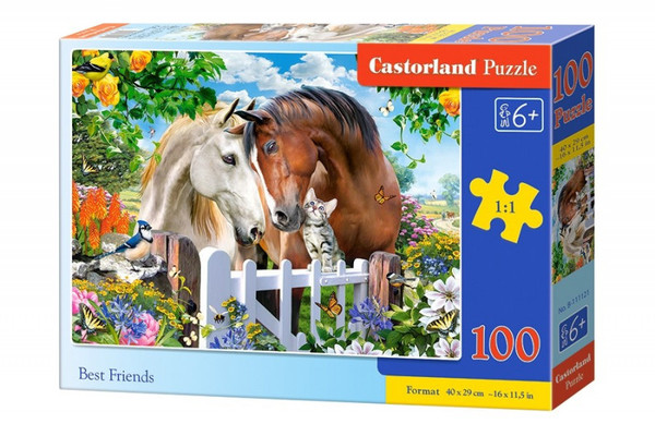 Puzzle Dwa konie 100 elementów