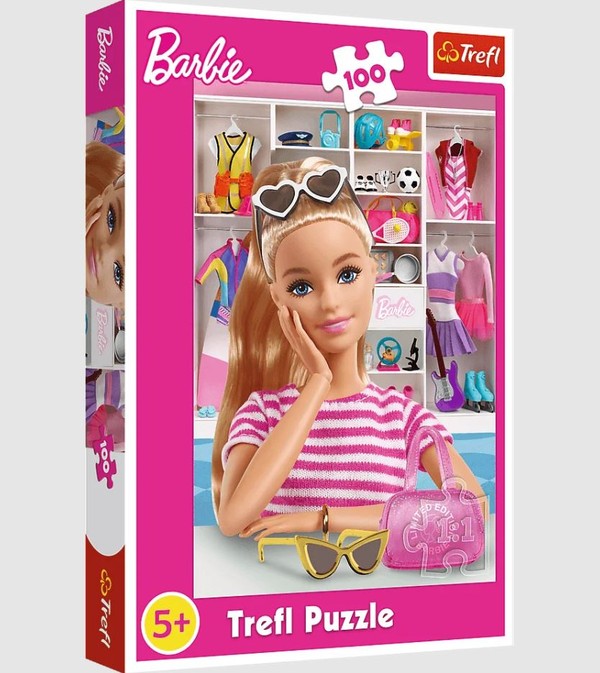 Puzzle Poznaj Barbie 100 elementów