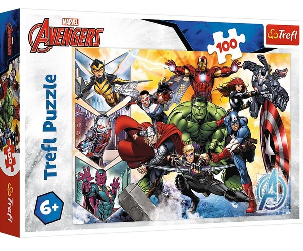 Puzzle Siła Avengersów 100 elementów