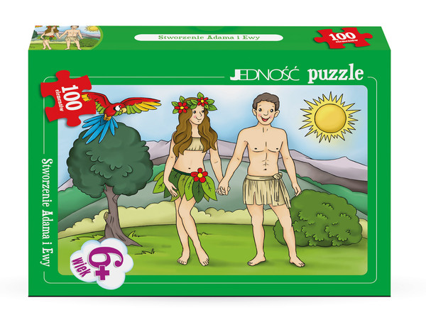Puzzle Stworzenie Adama i Ewy 100 elementów