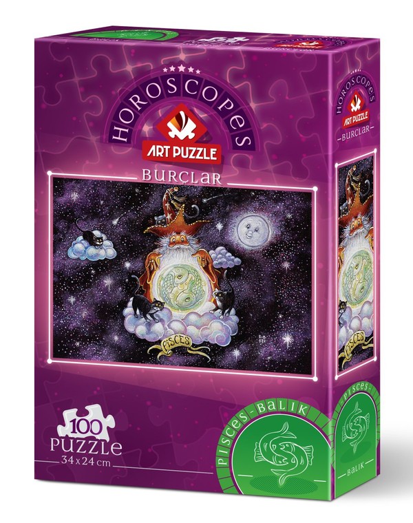 Puzzle Znaki zodiaku - Ryby 100 elementów