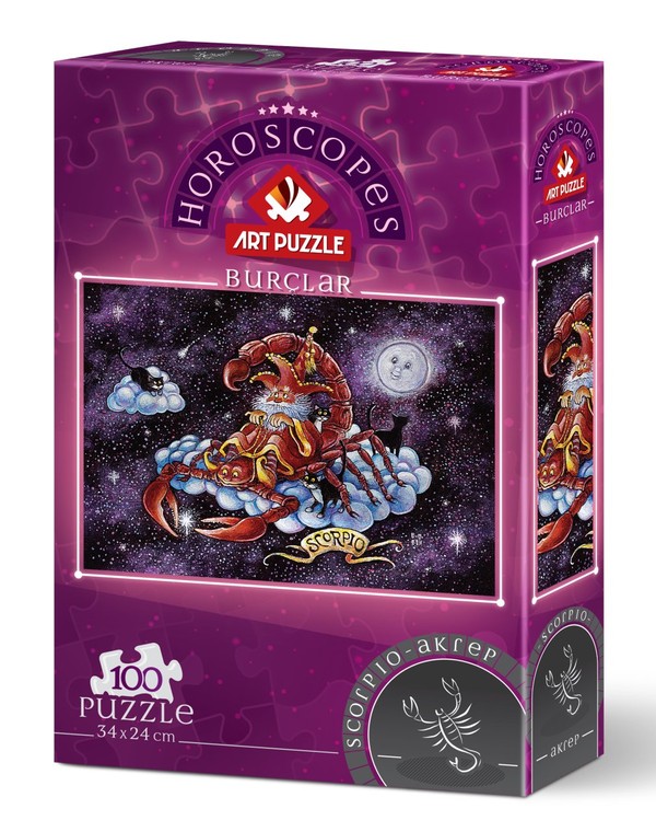 Puzzle Znaki zodiaku - Skorpion 100 elementów