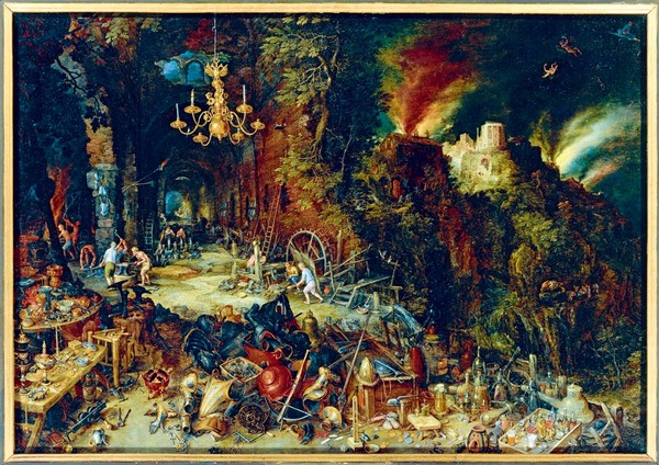 Puzzle Alegoria ognia, Brueghel 1000 elementów