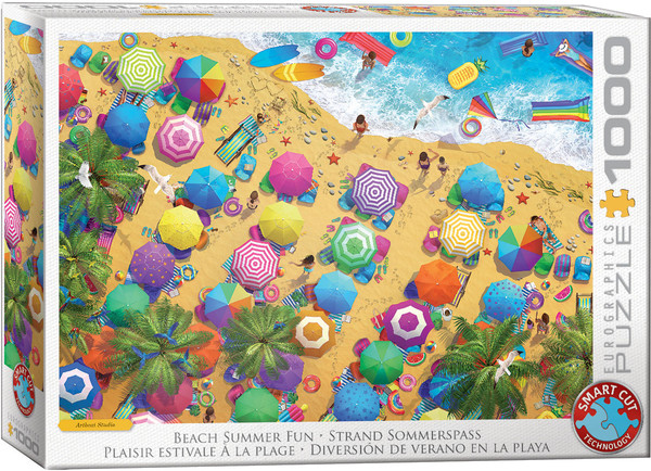 Puzzle Letnia zabawa na plaży 1000 elementów