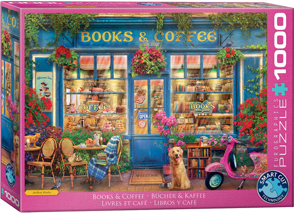 Puzzle Books & Coffee, Gary Walton 1000 elementów