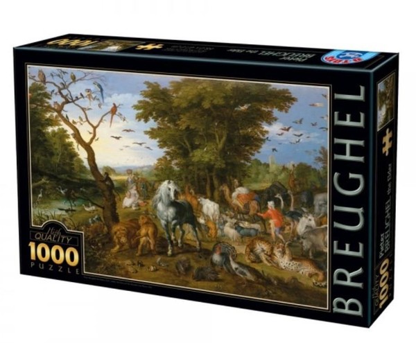 Puzzle Brueghel, Wejście zwierząt Arka Noego 1000 elementów