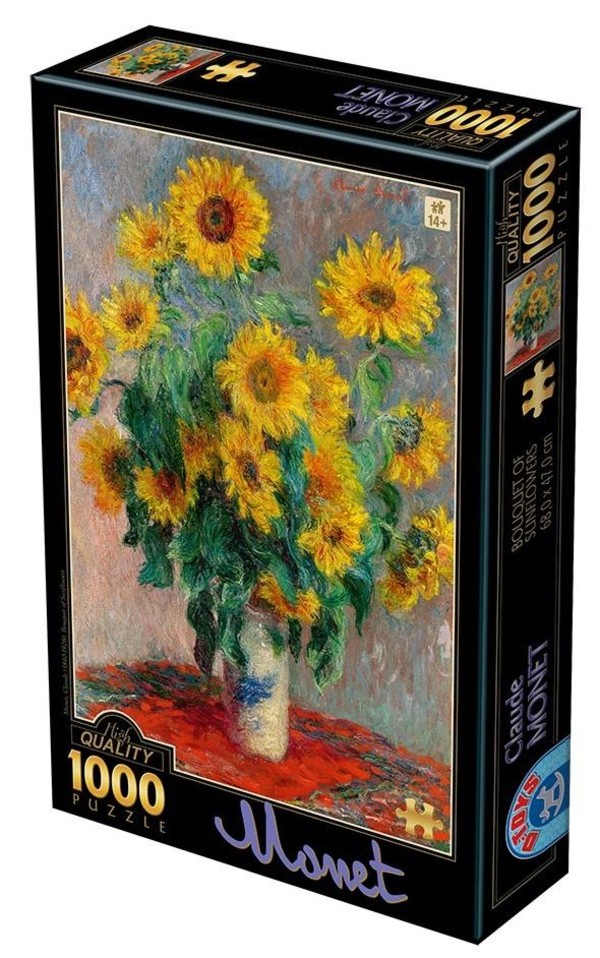 Puzzle Claude Monet, Bukiet słoneczników 1000 elementów