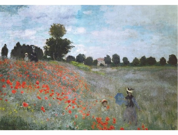 Puzzle Claude Monet, Pole maków 1000 elementów
