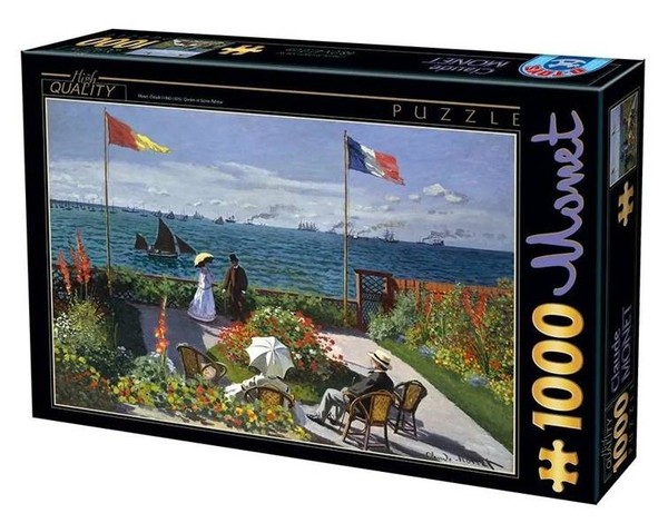 Puzzle Claude Monet, Taras w Sainte-Andresse 1000 elementów
