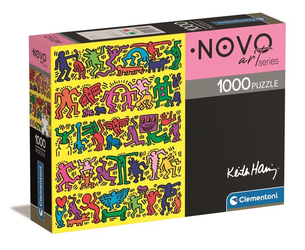 Puzzle Compact Art Keith Haring 1000 elementów