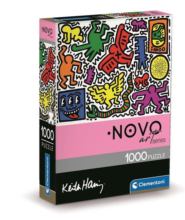 Puzzle Compact Art Keith Haring 1000 elementów