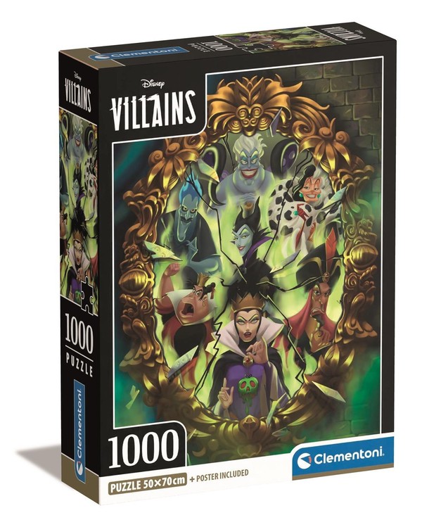 Puzzle Compact Disney Villains 1000 elementów