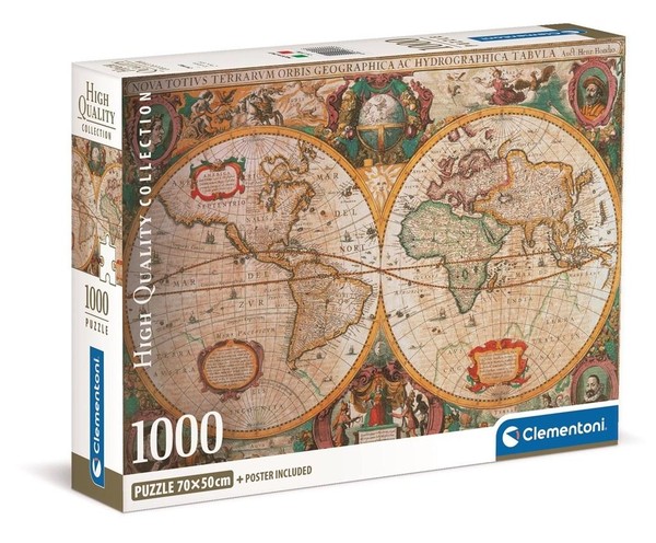 Puzzle Compact Mapa antyczna 1000 elementów