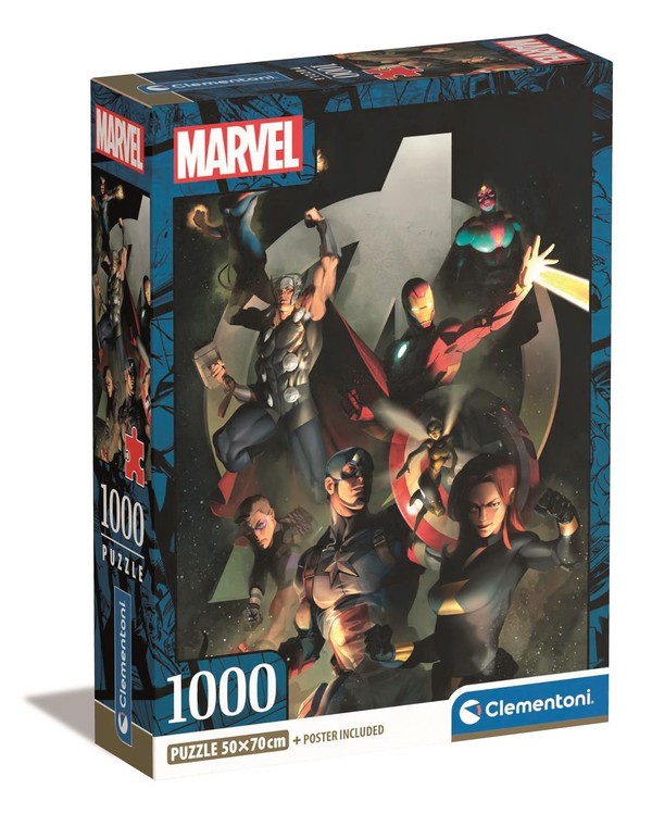Puzzle Compact Marvel The Avengers 1000 elementów