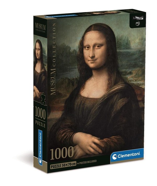 Puzzle Compact Museum Mona Lisa, Leonardo da Vinci 1000 elementów