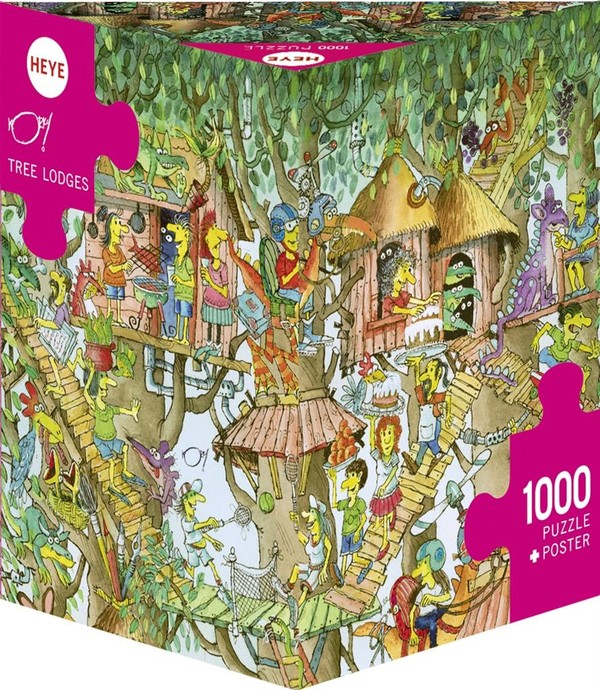 Puzzle Domki na drzewie 1000 elementów