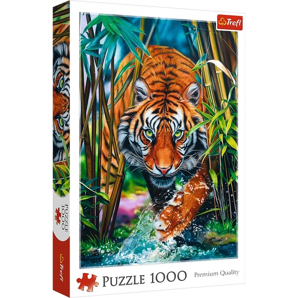 Puzzle Drapieżny tygrys 1000 elementów