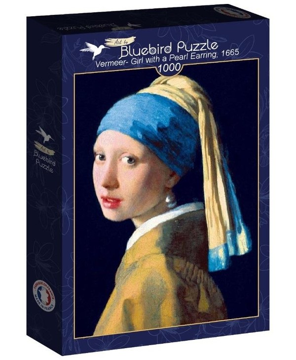Puzzle Dziewczyna z perłą, Jan Vermeer 1000 elementów