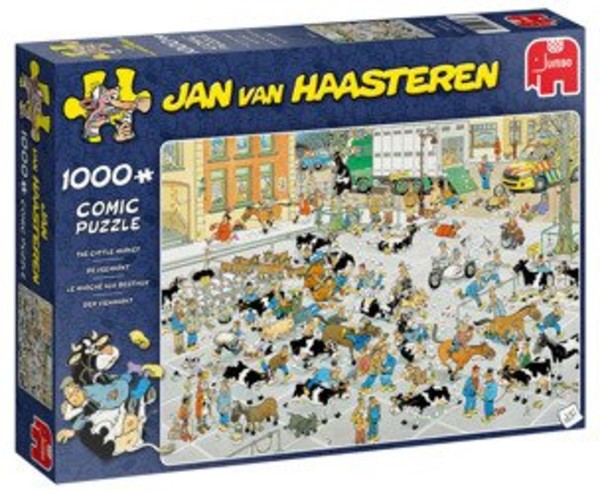 Puzzle Jan Van Haasteren Giełda zwierząt 1000 elementów