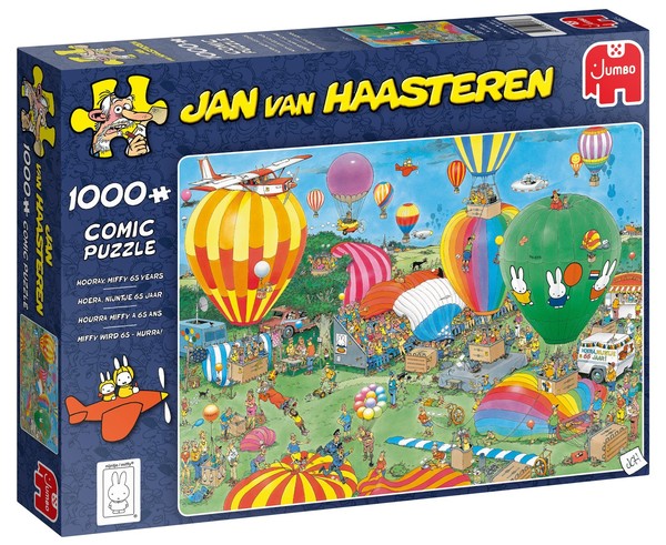 Puzzle Jan Van Haasteren Urodziny maskotki Miffy 1000 elementów