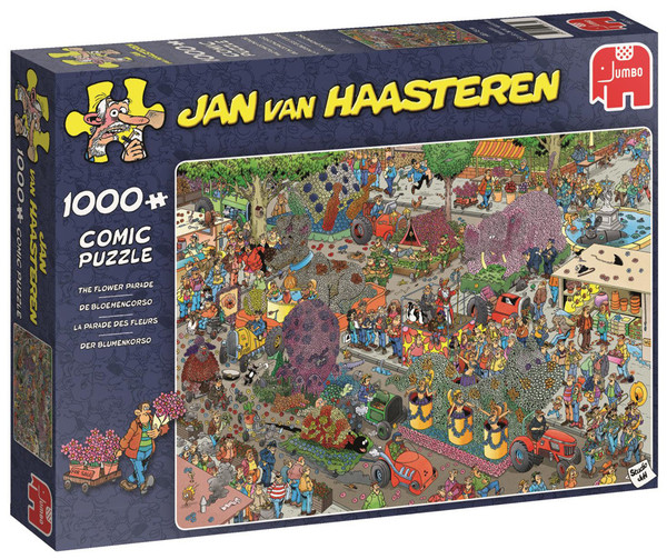 Puzzle Jan Van Haasteren Parada kwiatów 1000 elementów
