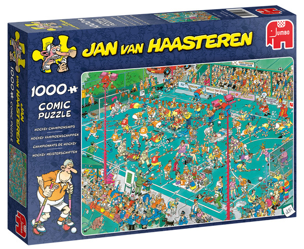 Puzzle Jan Van Haasteren Mistrzostwa Świata w hokeju na trawie 1000 elementów