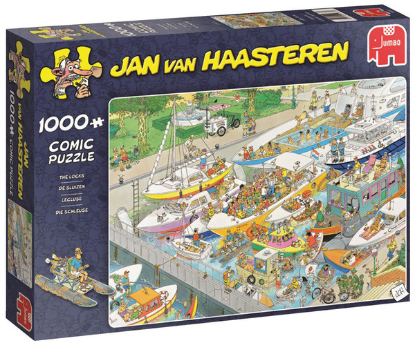 Puzzle Jan Van Haasteren Śluza wodna 1000 elementów