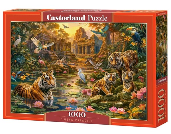 Puzzle Tygrysi raj 1000 elementów