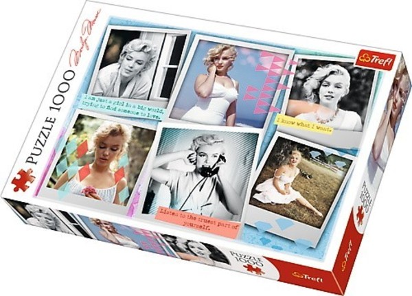 Puzzle Fotografie Marilyn Monroe - 1000 elementów
