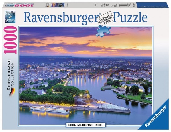 Puzzle Koblenz, niemiecki narożnik