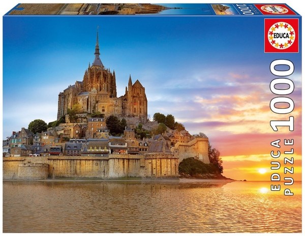 Puzzle Mont Saint Michel France 1000 elementów