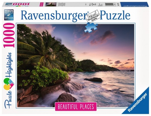 Puzzle Wyspa Praslin - Seszele 1000 elementów