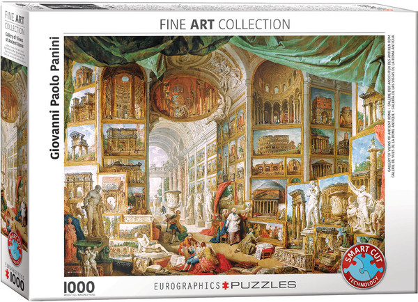 Puzzle Galeria obrazów Starożytnego Rzymu, Paolo Panini 1000 elementów