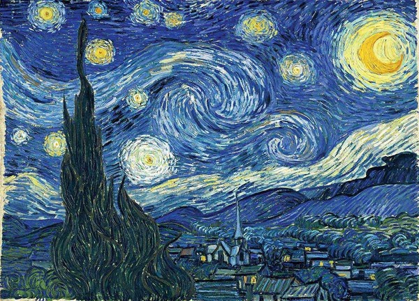 Puzzle Gwiaździsta noc, Vincent van Gogh 1000 elementów