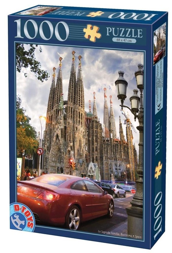 Puzzle Sagrada Familia, Barcelona, Hiszpania 1000 elementów