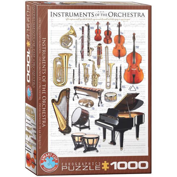 Puzzle Instrumenty orkiestry 1000 elementów