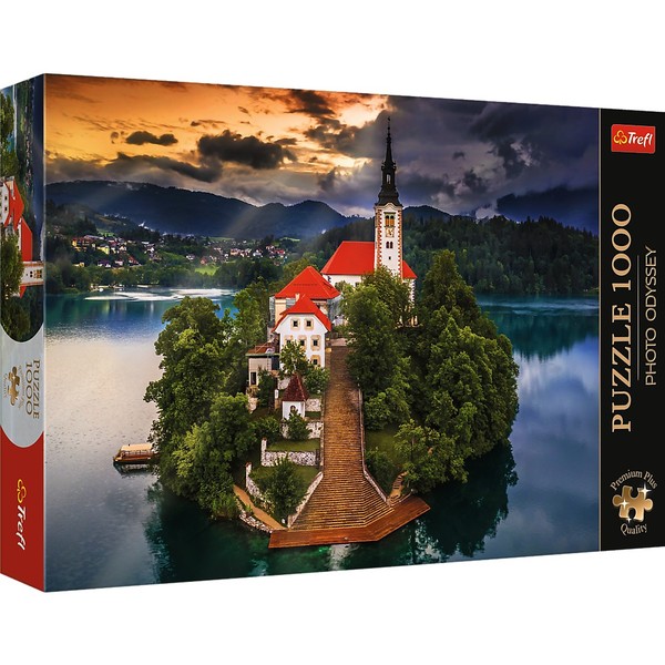 Puzzle Premium Plus Jezioro Bled Słowenia 1000 elementów