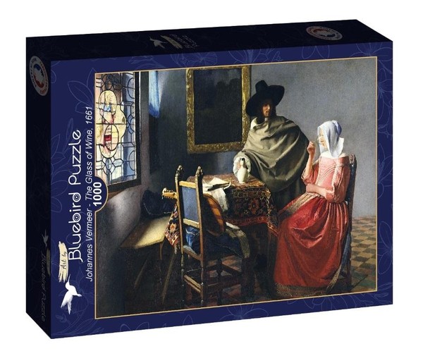Puzzle Kieliszek wina, Johannes Vermeer 1000 elementów