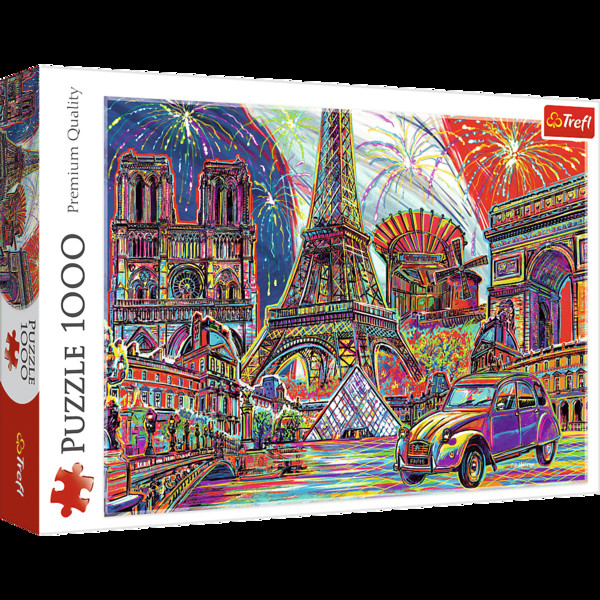 Puzzle Kolory Paryża 1000 elementów