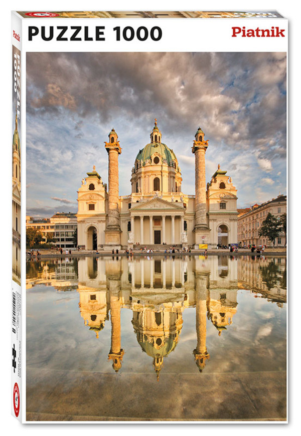 Puzzle Kościół Św. Karola w Wiedniu 1000 elementów