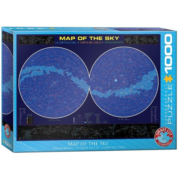 Puzzle Mapa Nieba 1000 elementów