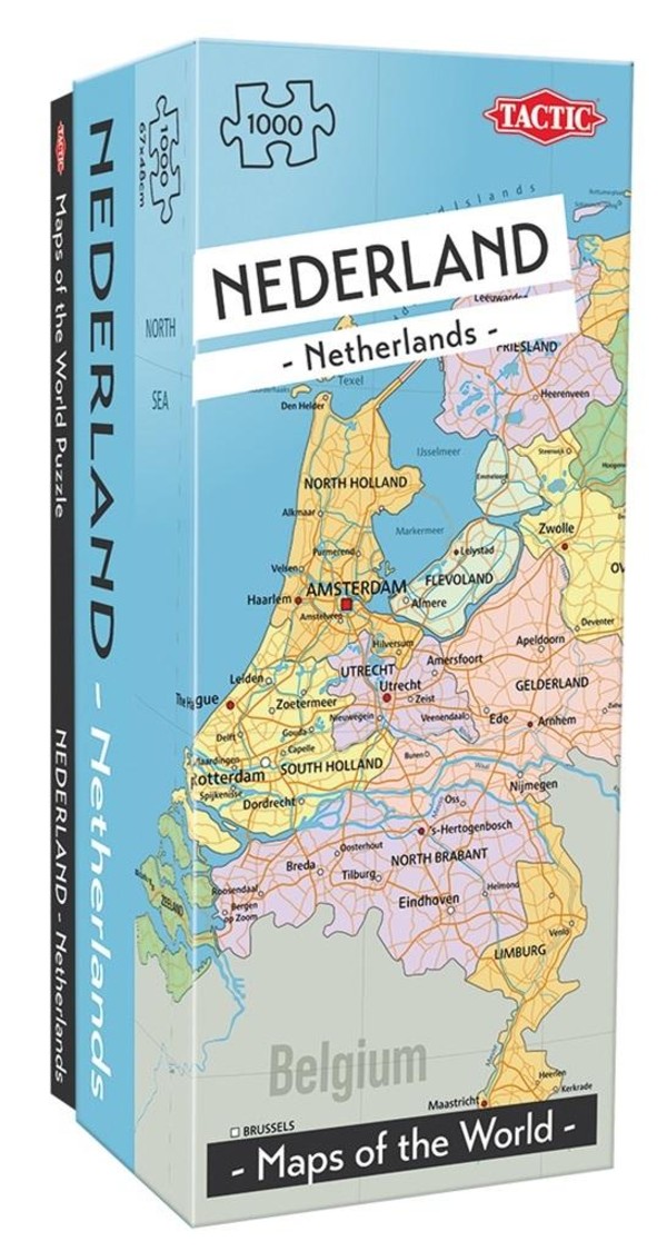 Puzzle Mapy świata: Holandia 1000 elementów