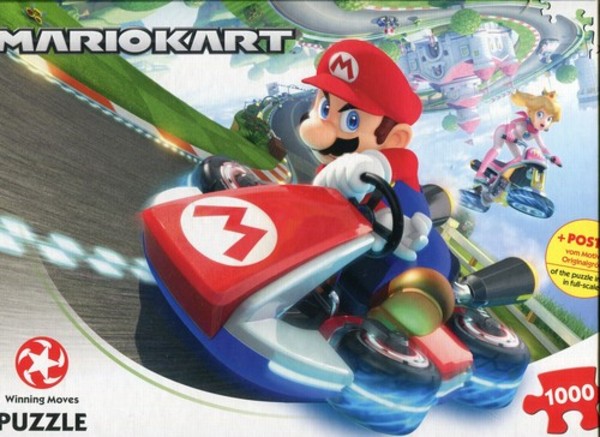 Puzzle Mario Kart Funracer 1000 elementów
