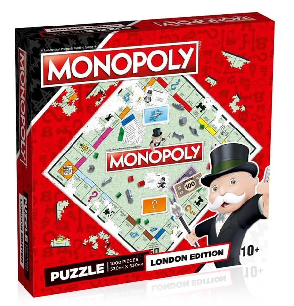 Puzzle Monopoly Board Londyn 1000 elementów