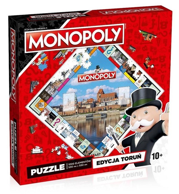 Puzzle Monopoly Board Toruń 1000 elementów