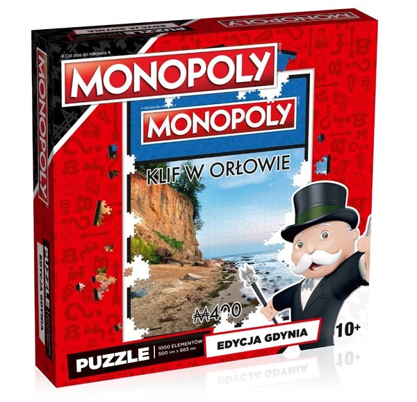Puzzle Monopoly Gdynia Klif Orłowo 1000 elementów