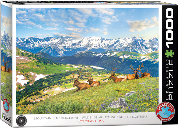 Puzzle Mountain Elk, Kolorado, USA 1000 elementów