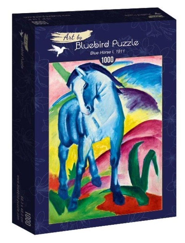 Puzzle Niebieski koń, Franz Marc 1000 elementów