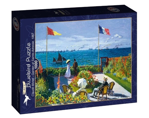 Puzzle Ogród z widokiem na morze, Claude Monet 1000 elementów